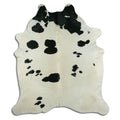 Black & White Cowhide Rug XXL