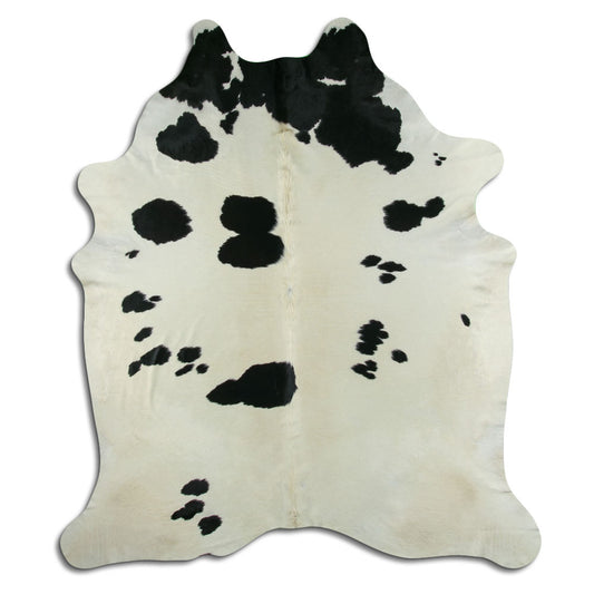 Black & White Cowhide Rug XXL