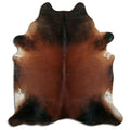 Brown Cowhide Rug XXL