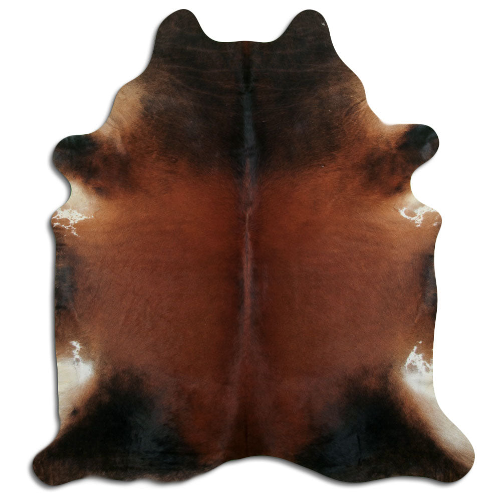 Brown Cowhide Rug XXL