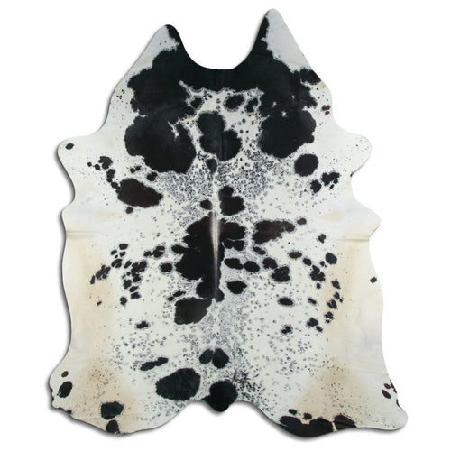 Black & White Cowhide Rug XXL