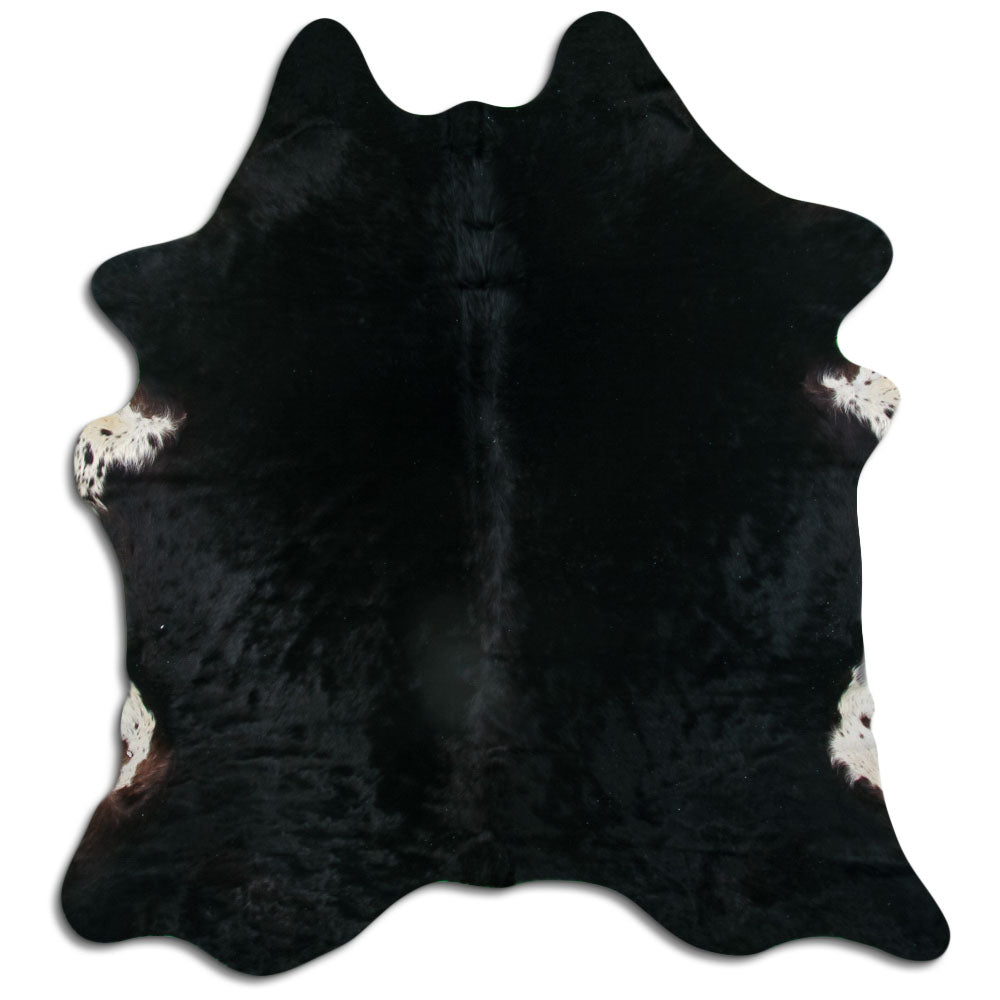 Brown Cowhide Rug L