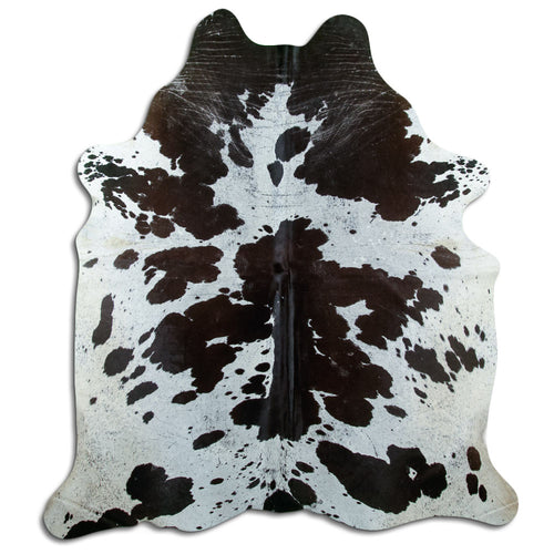 Black & White Cowhide Rug XXL