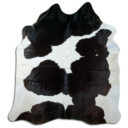 Black & White Cowhide Rug XXL