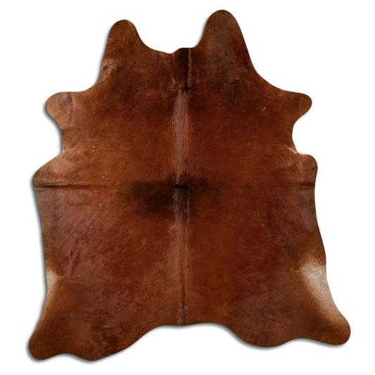 Brown Cowhide Rug L