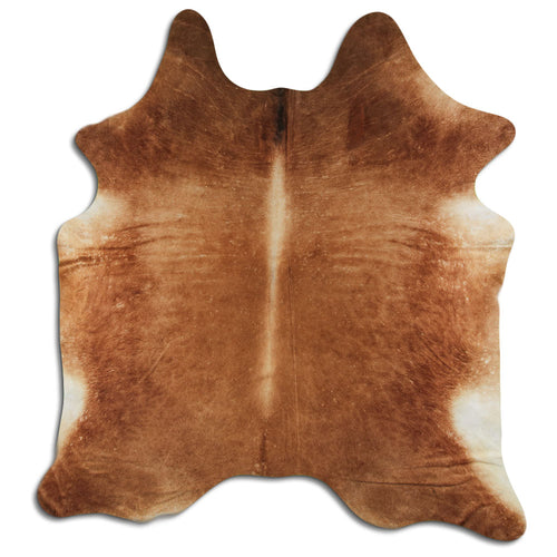 Brown Cowhide Rug XXL