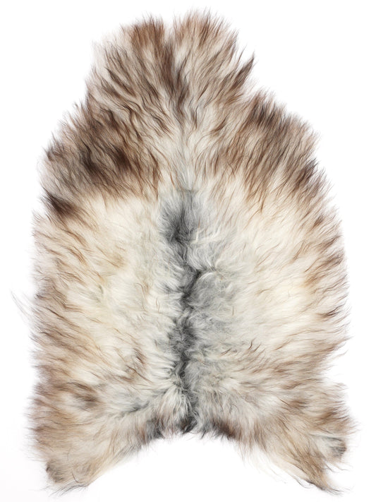 Icelandic Grey Sheepskin Rug L