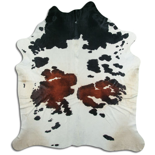 Tricolor Cowhide Rug XXXL