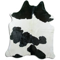 Black & White Cowhide Rug XL