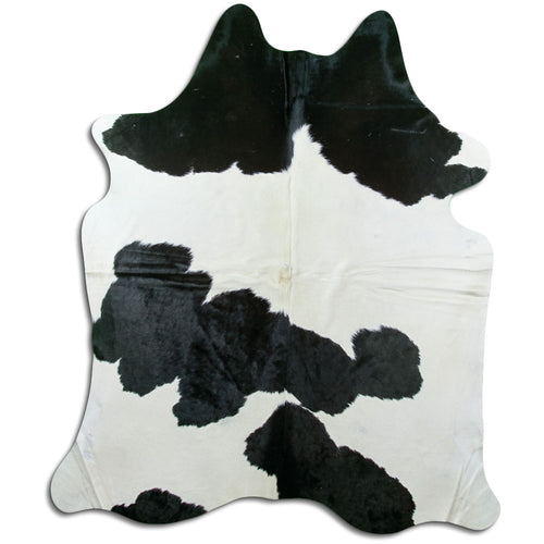 Black & White Cowhide Rug XL