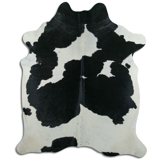 Black & White Cowhide Rug XXL