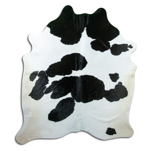 Black & White Cowhide Rug XXL