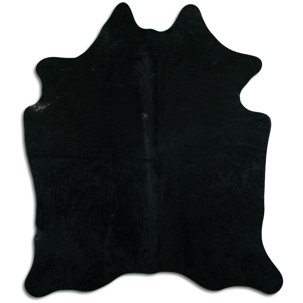 Black Cowhide Rug XL
