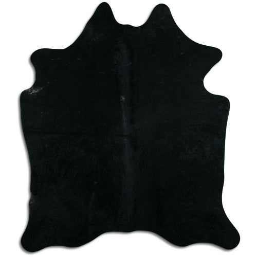 Black Cowhide Rug XL