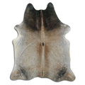 Tan Grey Cowhide Rug L