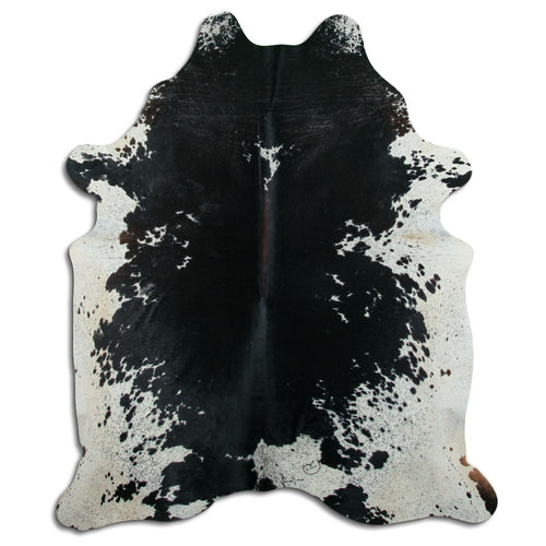 Black & White Cowhide Rug XXL