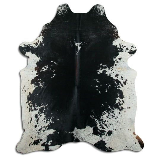 Black & White Cowhide Rug XXL