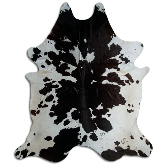 Black & White Cowhide Rug XXXL