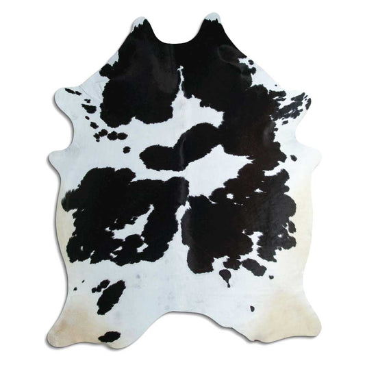 Black & White Cowhide Rug XXL