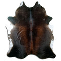 Brown Cowhide Rug XXL