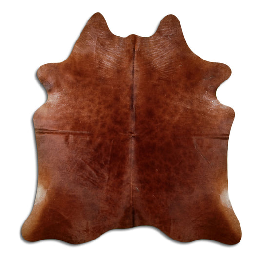 Brown Cowhide Rug L