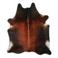 Brown Cowhide Rug L