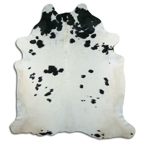 Black & White Cowhide Rug XXL