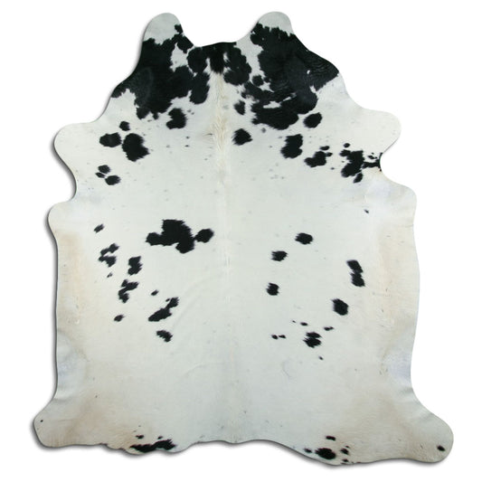 Black & White Cowhide Rug XXL