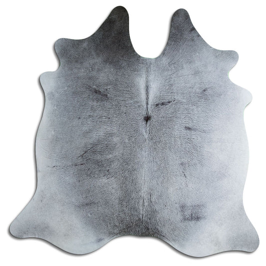 Grey Cowhide Rug L