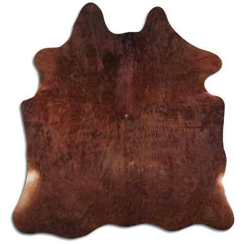 Brown Cowhide Rug L