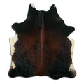 Brown Cowhide Rug L