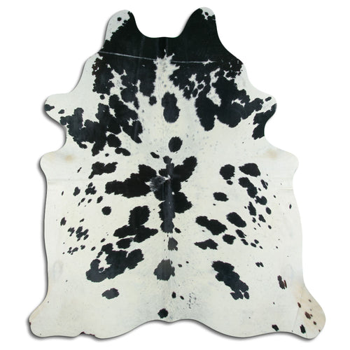 Black & White Cowhide Rug XXL
