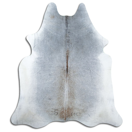 Tan Grey Cowhide Rug XXL