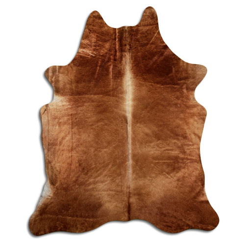 Brown Cowhide Rug XXL