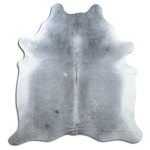 Grey Cowhide Rug L