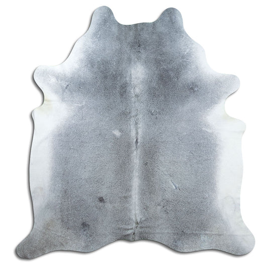 Grey Cowhide Rug L