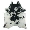 Black & White Cowhide Rug XXL
