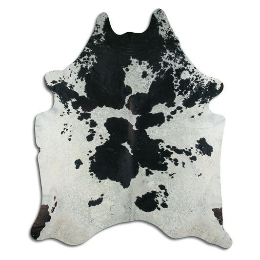 Black & White Cowhide Rug XXL