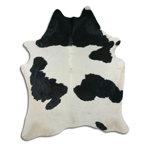 Black & White Cowhide Rug XXL
