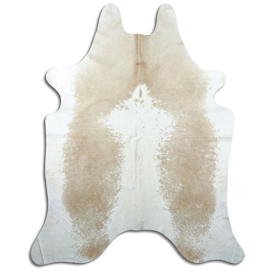 Brown & White Cowhide Rug XXL