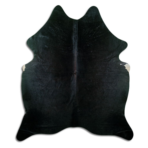 Black Cowhide Rug XL