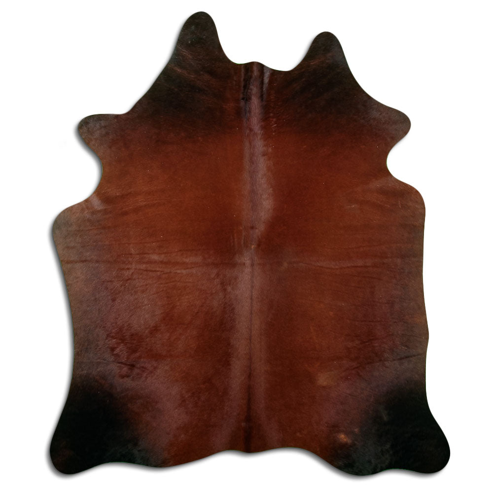Brown Cowhide Rug L