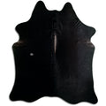 Black Cowhide Rug XL