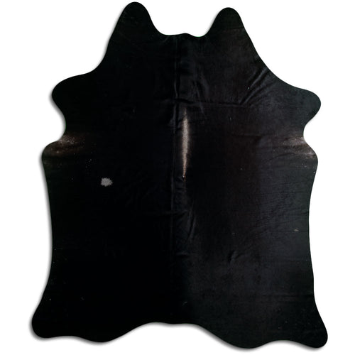 Black Cowhide Rug XL