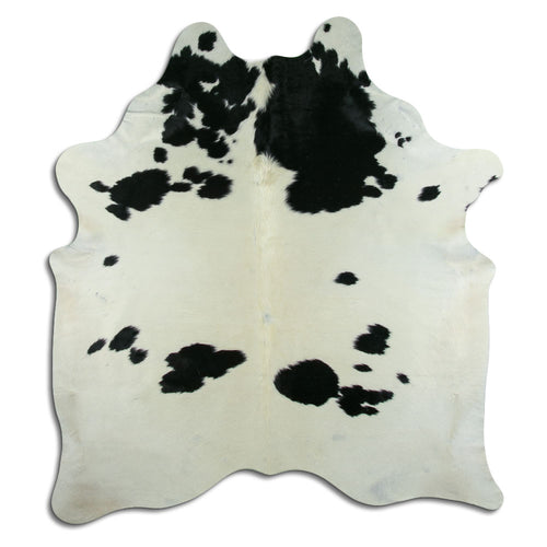 Black & White Cowhide Rug XXL