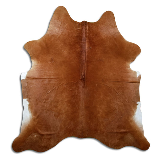 Brown Cowhide Rug L
