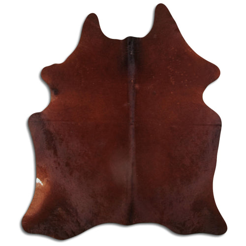 Brown Cowhide Rug L