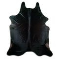 Black Cowhide Rug XXL