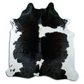 Black & White Cowhide Rug XXL