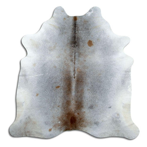 Tan Grey Cowhide Rug L